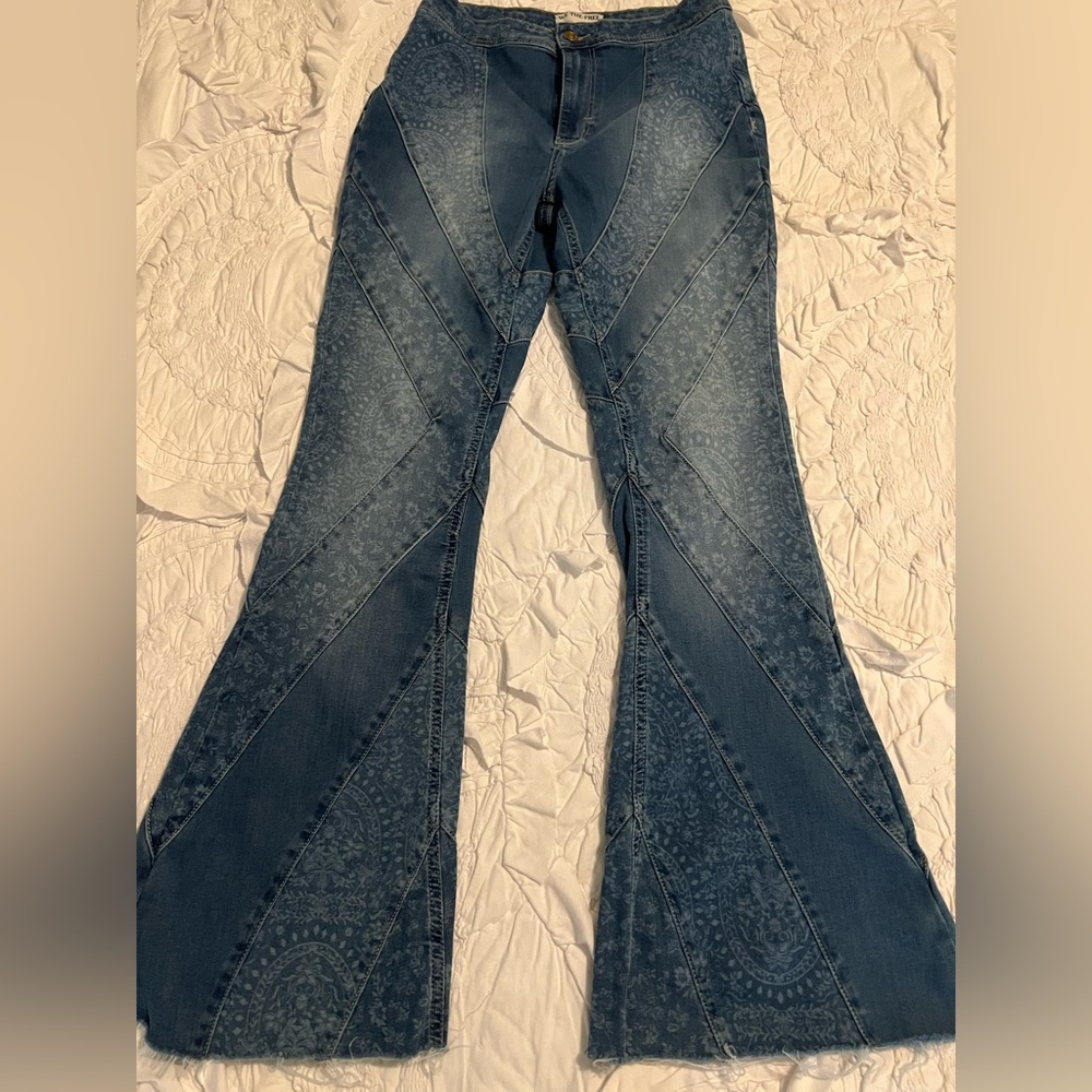 We the Free boho patterned jeans size 30